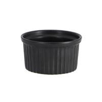 Crème brulee schaaltje zwart 9x5cm