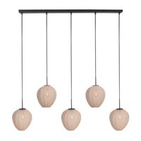 Steinhauer HanglampHaloSwap met 5 crème kappen - 4288ZW