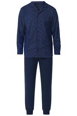 Pastunette doorknoop pyjama blauw