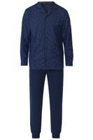 Pastunette doorknoop pyjama blauw