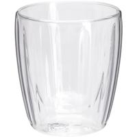 Koffie- Theeglas dubbelwandig 2st