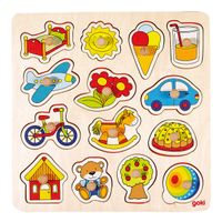 Goki houten noppenpuzzel Goki houten noppenpuzzel