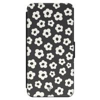 iPhone 16 Pro flipcase - Retro bloempjes