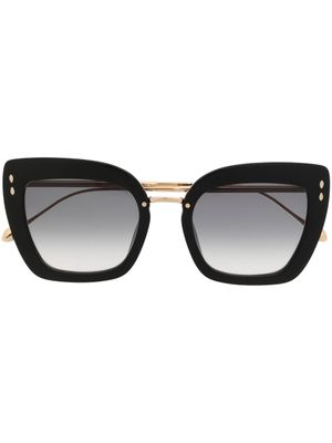 Isabel Marant Eyewear lunettes de soleil à monture oversize - Noir