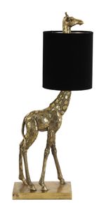 Light & Living Tafellamp 'Giraffe' 61cm, kleur Antiek Brons/Zwart