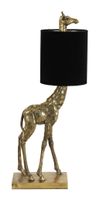 Light & Living Tafellamp 'Giraffe' 61cm, kleur Antiek Brons/Zwart