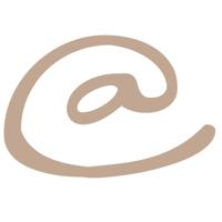 Vaessen Creative • houten leesteken 2,5cmx3mm "@"