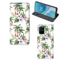 OnePlus 8T Hoesje maken Flamingo Palms - thumbnail