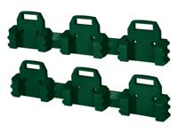 PARKSIDE Muurbeugel voor 20 V accu of 20 V accu-boormachine (2 drievoudige houders)