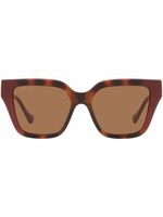 Gucci Eyewear lunettes de soleil à monture carrée - Marron