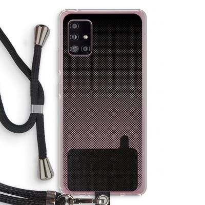 Musketon Halftone: Samsung Galaxy A51 5G Transparant Hoesje met koord