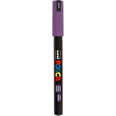 Uni-Posca Posca marker, afm pc-1mr, lijndikte 0,7 mm, extra-fijn, violet, 1 stuk