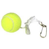 Alert tennisbal met touw