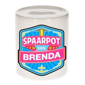 Vrolijke kinder spaarpot voor Brenda   -