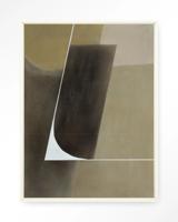 Urban Cotton Wandkleed 'Gentleness' 110 x 145cm in Floating Frame - off white