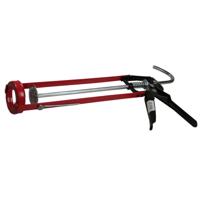 Kitspuit - metaal - rood - kitpistool met open behuizing