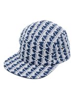 Lacoste casquette à imprimé monogrammé - Bleu