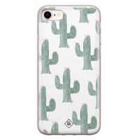 iPhone 8/7 siliconen telefoonhoesje - Cactus print