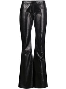 TOM FORD flared leather trousers - Noir