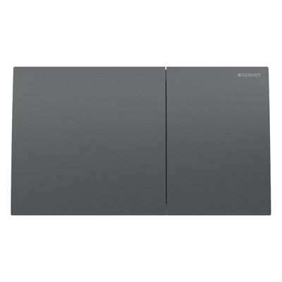 Drukplaat Geberit Sigma 70 Frontbediening 2-toets RVS Zwart Chroom