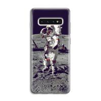 Spaceman: Samsung Galaxy S10 4G Transparant Hoesje - thumbnail