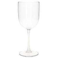 Onbreekbaar wijnglas transparant kunststof 48 cl/480 ml - Wijnglazen - thumbnail