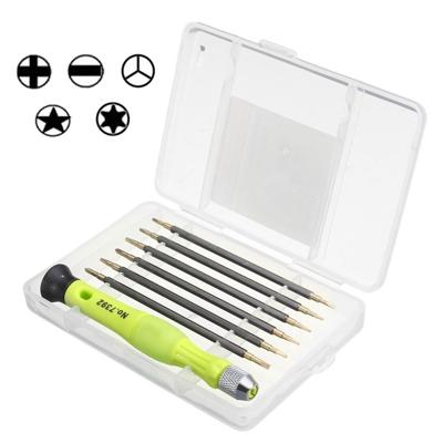 7 in 1 draagbare schroevendraaier kit set chroom vanadium gelegeerd staal professionele reparatie hand tools set