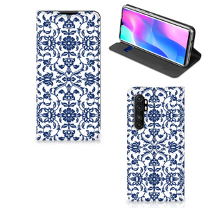 Xiaomi Mi Note 10 Lite Smart Cover Flower Blue