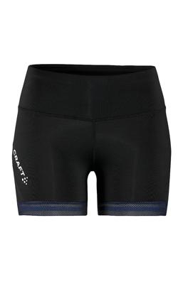 Craft Race Day hardloopbroek kort zwart dames