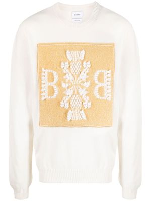 Barrie pull en cachemire à broderies - Tons neutres