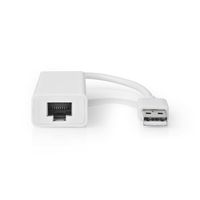 USB 2.0-Adapter | USB-A Male - RJ45 Female | 10/100 Mbit | 0,2 m | Wit - thumbnail