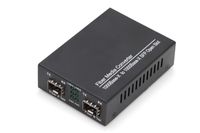 Digitus DN-82133 netwerk media converter 1000 Mbit/s 1550 nm Multimode, Single-mode Zwart