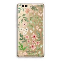 Botanical sweet flower heaven: Huawei P9 Transparant Hoesje