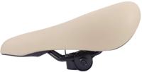 Fietszadel voor 20-26" kinderfiets - creme
