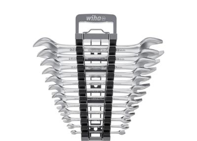 Wiha Dubbelbek-steeksleutelset | Incl. houder | 13-delig - 44753
