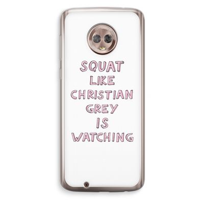 Christian Grey: Motorola Moto G6 Transparant Hoesje