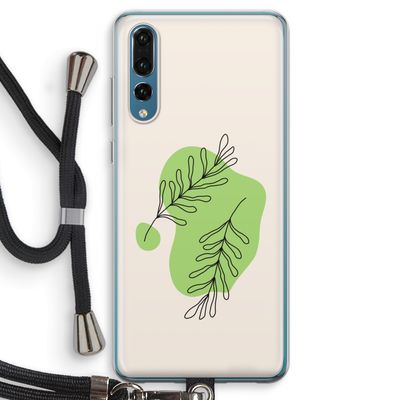 Beleaf in you: Huawei P20 Pro Transparant Hoesje met koord