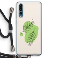 Beleaf in you: Huawei P20 Pro Transparant Hoesje met koord