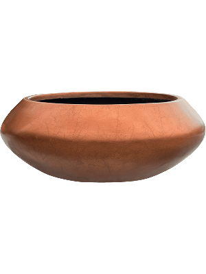 Baq Metallic Silver leaf Bowl Ufo Matt Copper, 40x15cm