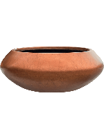 Baq Metallic Silver leaf Bowl Ufo Matt Copper, 40x15cm
