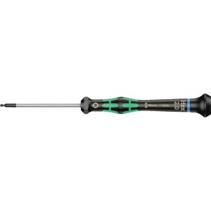 Wera 2052 Elektronica en fijnmechanica Inbusschroevendraaier Sleutelbreedte (metrisch): 2 mm Koplengte: 60 mm Afmeting, lengte: 157 mm