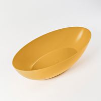 Vrijstaand bad Mondiaz Float | 170x80 cm | Solid surface | Ovaal | Ocher