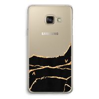 Gouden marmer: Samsung A3 (2017) Transparant Hoesje