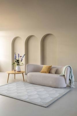 MOMO Rugs Designer Collection - MOMO Rugs Designer Elvire Mermaid Arctic Grey - 200x300 cm Vloerkleed