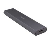 Akasa USB 3.1 Gen 2 ultra slim aluminium enclosure for M.2 PCIe NVMe SSD Zwart