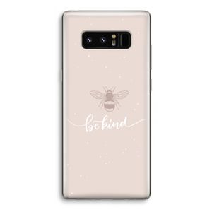Be(e) kind: Samsung Galaxy Note 8 Transparant Hoesje