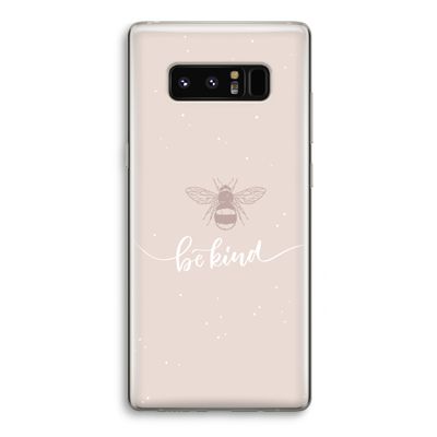 Be(e) kind: Samsung Galaxy Note 8 Transparant Hoesje