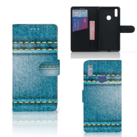 Huawei Y7 (2019) Wallet Case met Pasjes Jeans