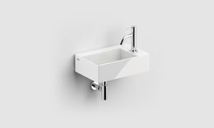 Clou New Flush 2 keramische fontein 36cm met kraangat wit glans