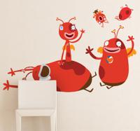 Stickers kinderen familie monsters